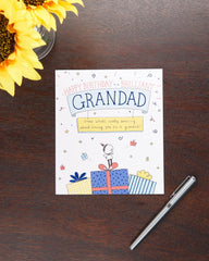 UK Greetings Birthday Card for Grandad - Sketch Design