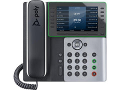 HP Poly Edge E500 IP Phone - 48-Lines 2 x Gigabit Ports PoE - 5 Inch Colour LCD Display