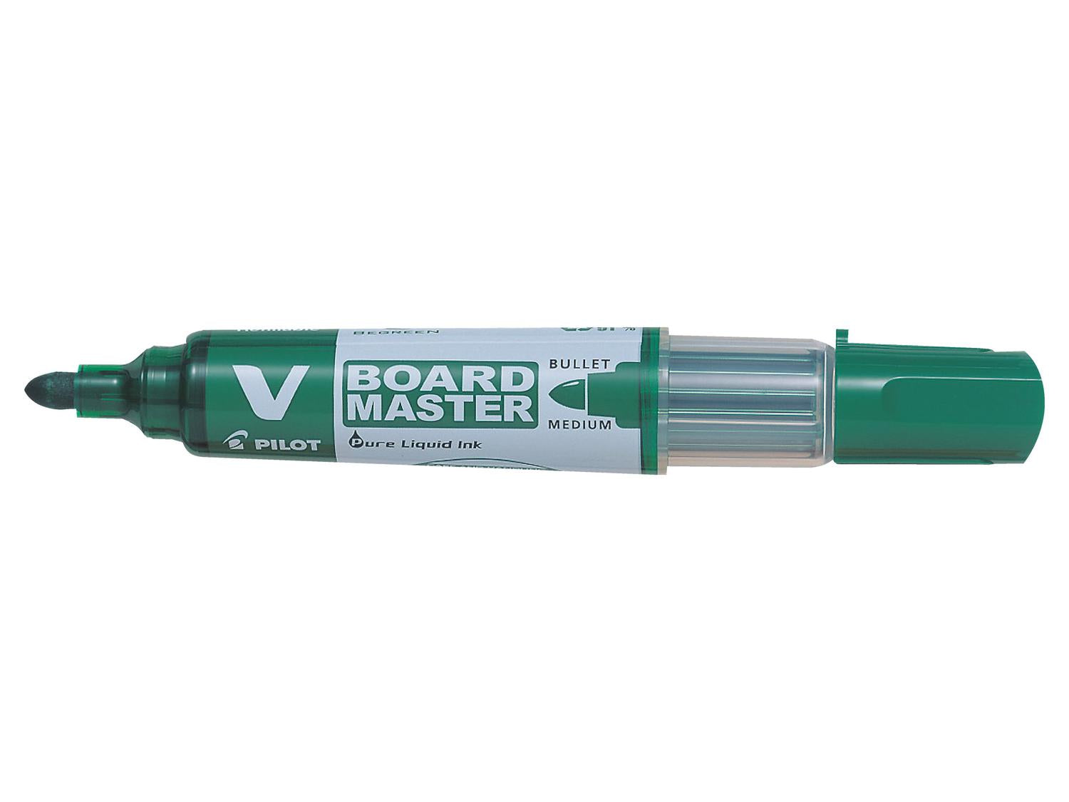 Pilot Begreen V-Board Master Whiteboard Marker Bullet Tip 2.3mm Line Green (Pack 10) - 4902505355790