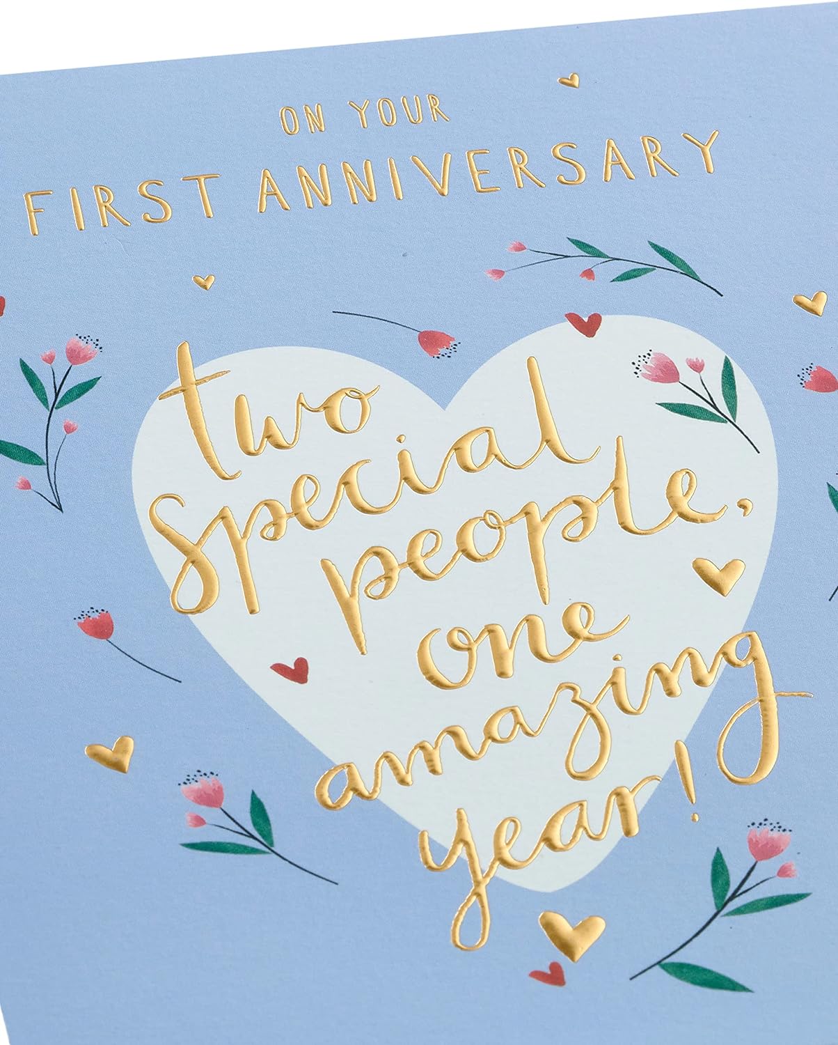 Sweet Design First Anniversary Card
