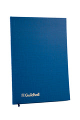 Guildhall Account Book Casebound 298x203mm 14 Cash Column 80 Pages Blue 31/14Z