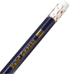Helix Oxford 2B Grade Graphite Pencils with Eraser Tip (Pack of 12)