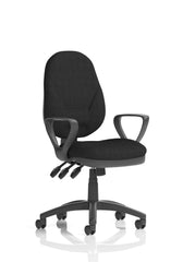 Eclipse Plus XL Chair Black Loop Arms KC0032 DD
