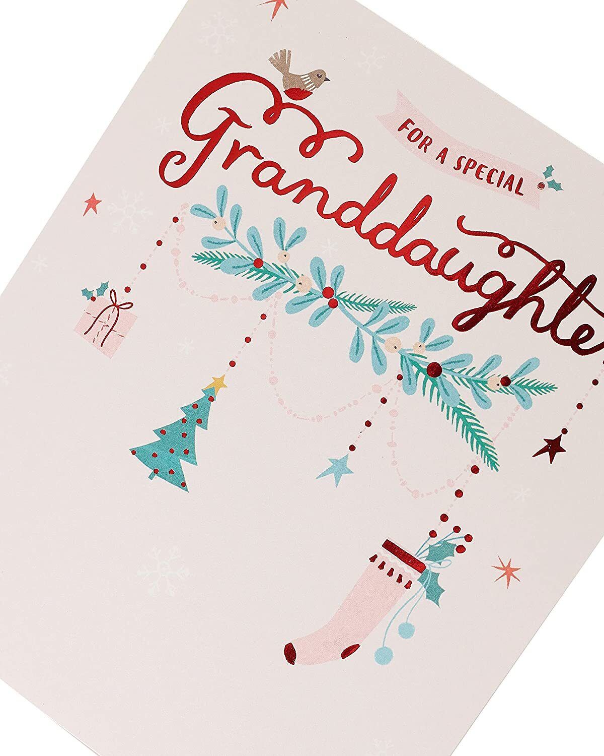 Special Granddaughter Christmas Card