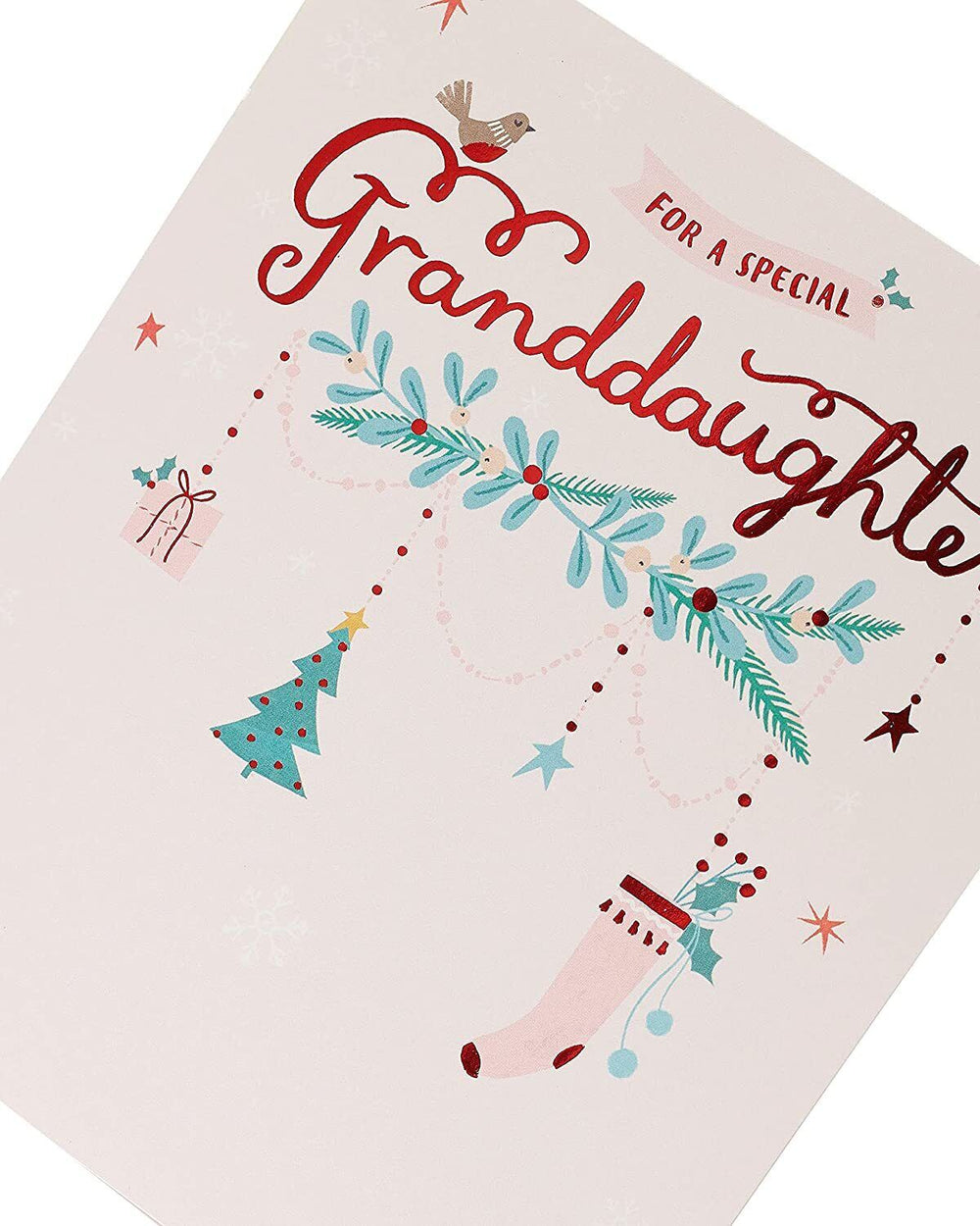 Special Granddaughter Christmas Card