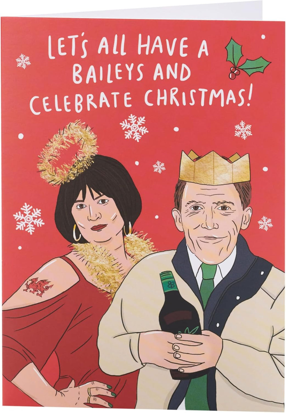 UK Greetings Christmas Card for Him/Her/Friend - Nessa and Bryn Design