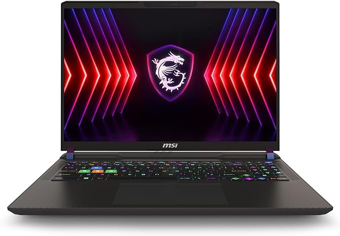 MSI Vector 16 HX A13VHG-279UK 16 Inch Intel Core i9-13980HX 16GB RAM 1TB SSD GeForce RTX 4080 12GB Windows 11 Home Notebook