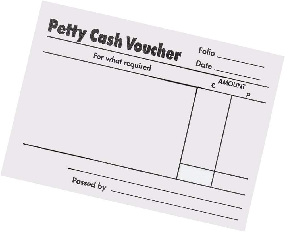 5 Star Office Petty Cash Pad with 160 pages, measuring 88 x 138mm, used for petty cash and expense tracking.