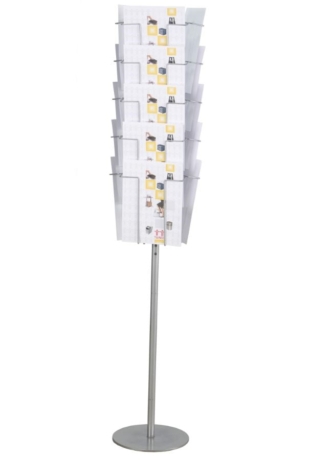 Twinco A4 15 Compartment Floor Standing Revolving Literature Display - TW51358 DD