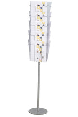 Twinco A4 15 Compartment Floor Standing Revolving Literature Display - TW51358 DD