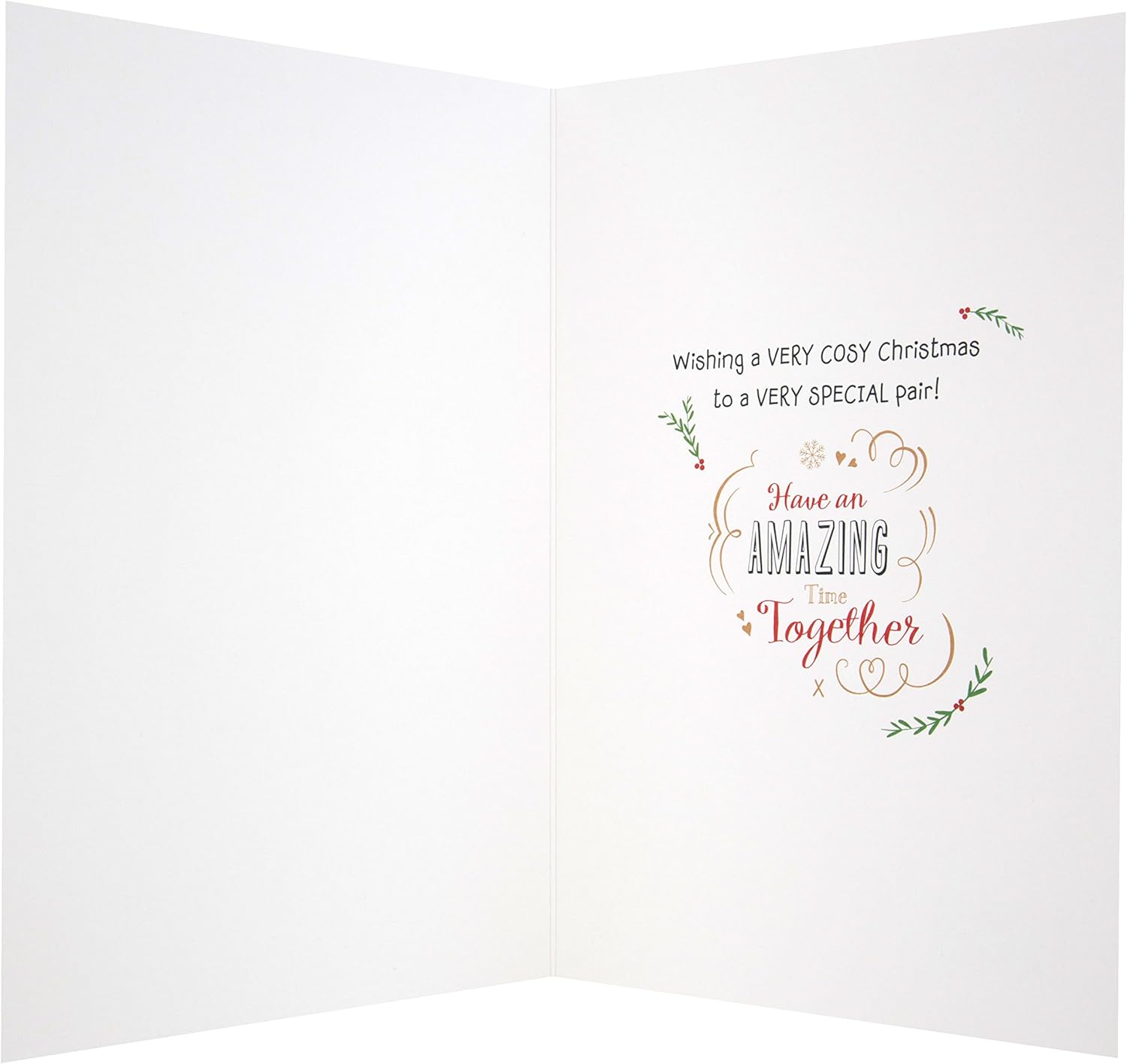 Christmas Greeting Card for Sister and Husband with Festive Seasonal Design and Heartfelt Wishes