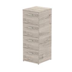 Impulse 4 Drawer Filing Cabinet Grey Oak I003243 DD