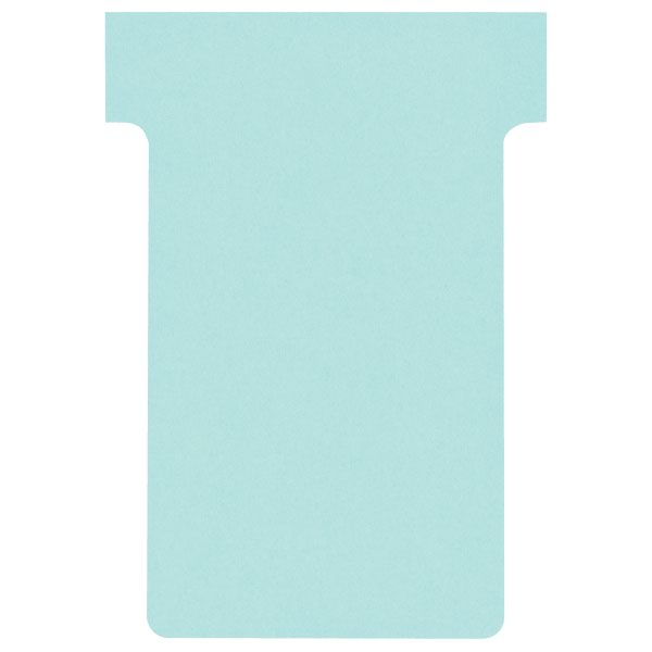 Nobo T-Cards A50 Size 2 Light Blue (Pack 100) 2002006