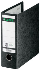 Leitz Lever Arch File Paper on Board A5 77mm Spine Width Upright Black (Pack 5) 10750000