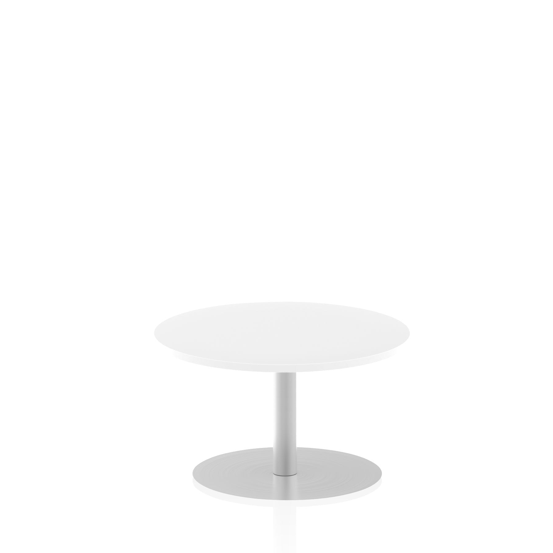 Dynamic Italia 800mm Poseur Round Table White Top 475mm High Leg ITL0120 DD