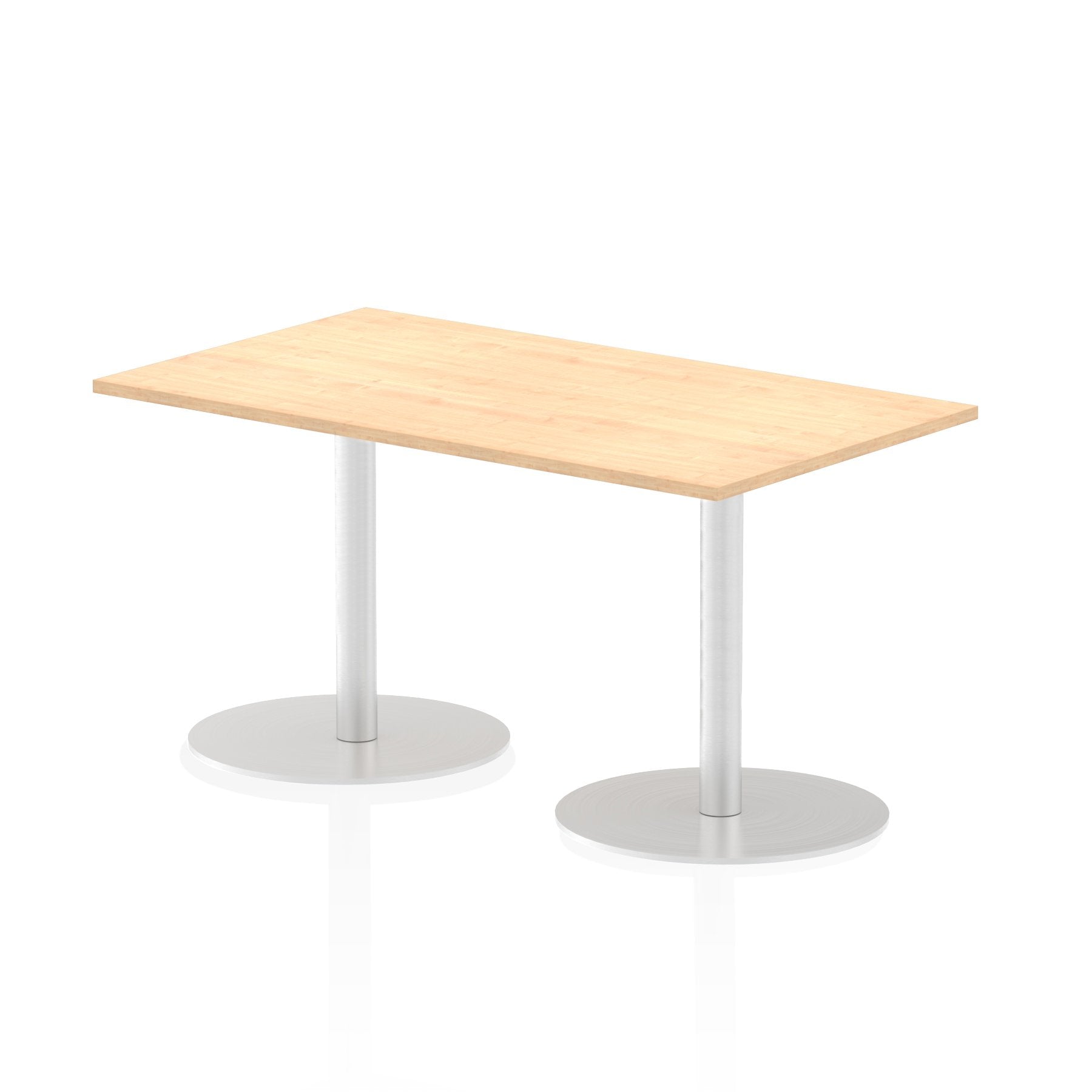 Dynamic Italia 1400 x 800mm Poseur Rectangular Table Maple Top 725mm High Leg ITL0271 DD