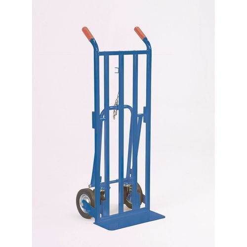 Slingsby General Purpose 3-in-1 Sack Truck With Fixed Toe Plate 250Kg Capacity W470 x D470 x H1280mm (Sack Truck) Blue - 354877 DD