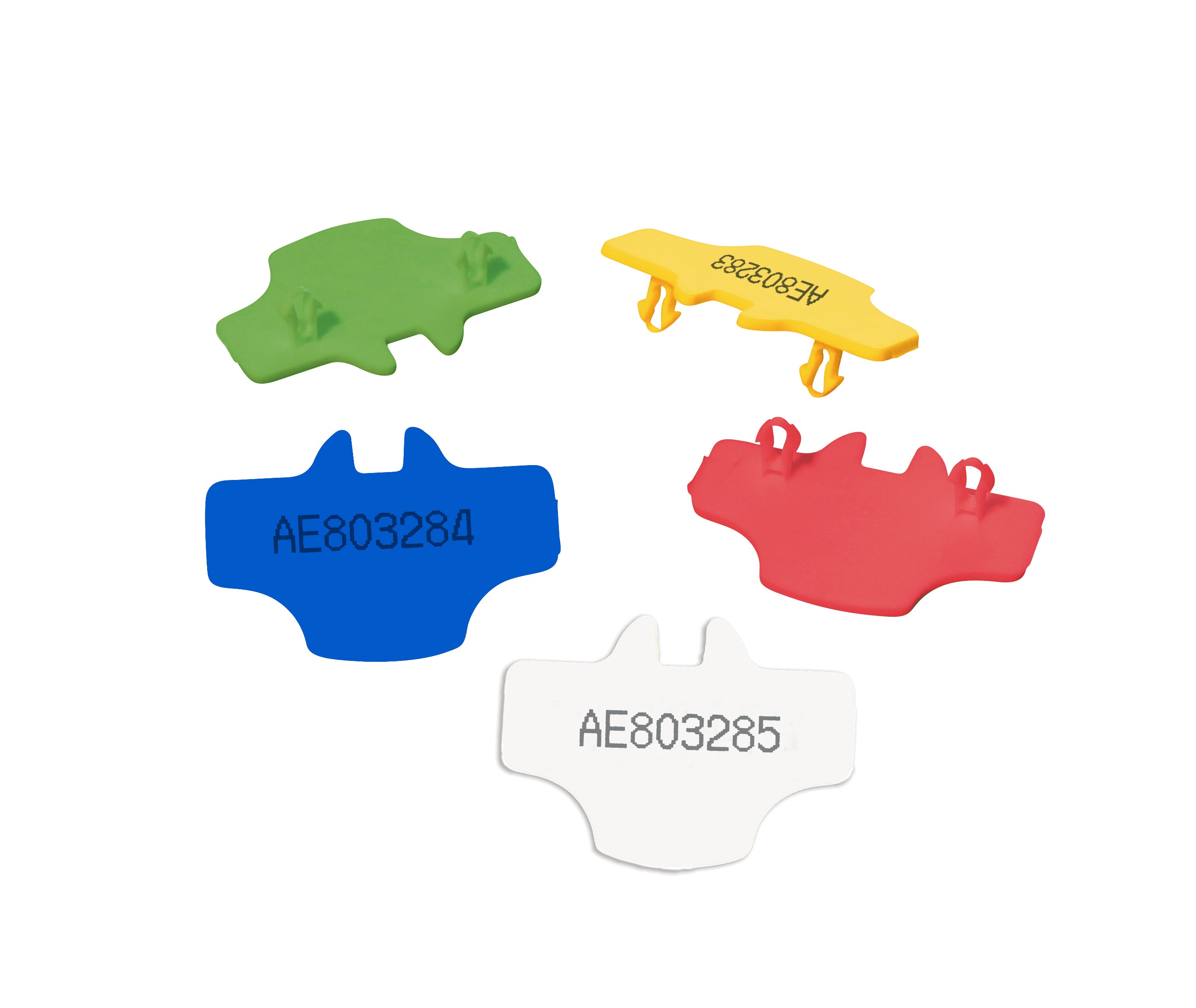Versapak T2 Numbered Security Seals White (Pack 500) - NUMBEREDT2