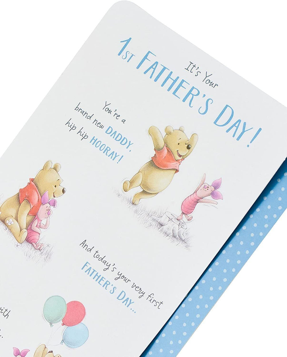 Disney Winnie the Pooh 1st Father's Day Card