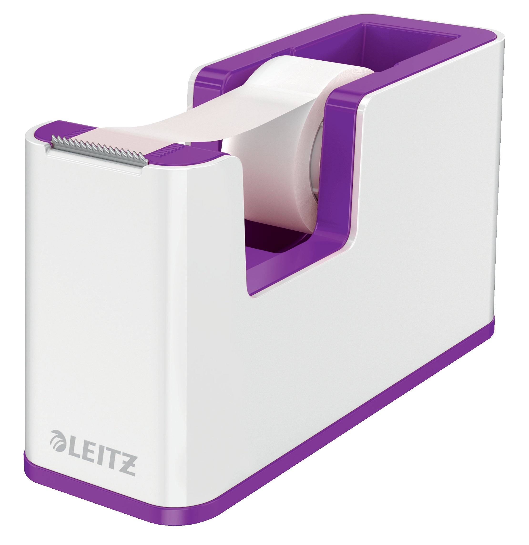 Leitz WOW Tape Dispenser White/Purple 53641062