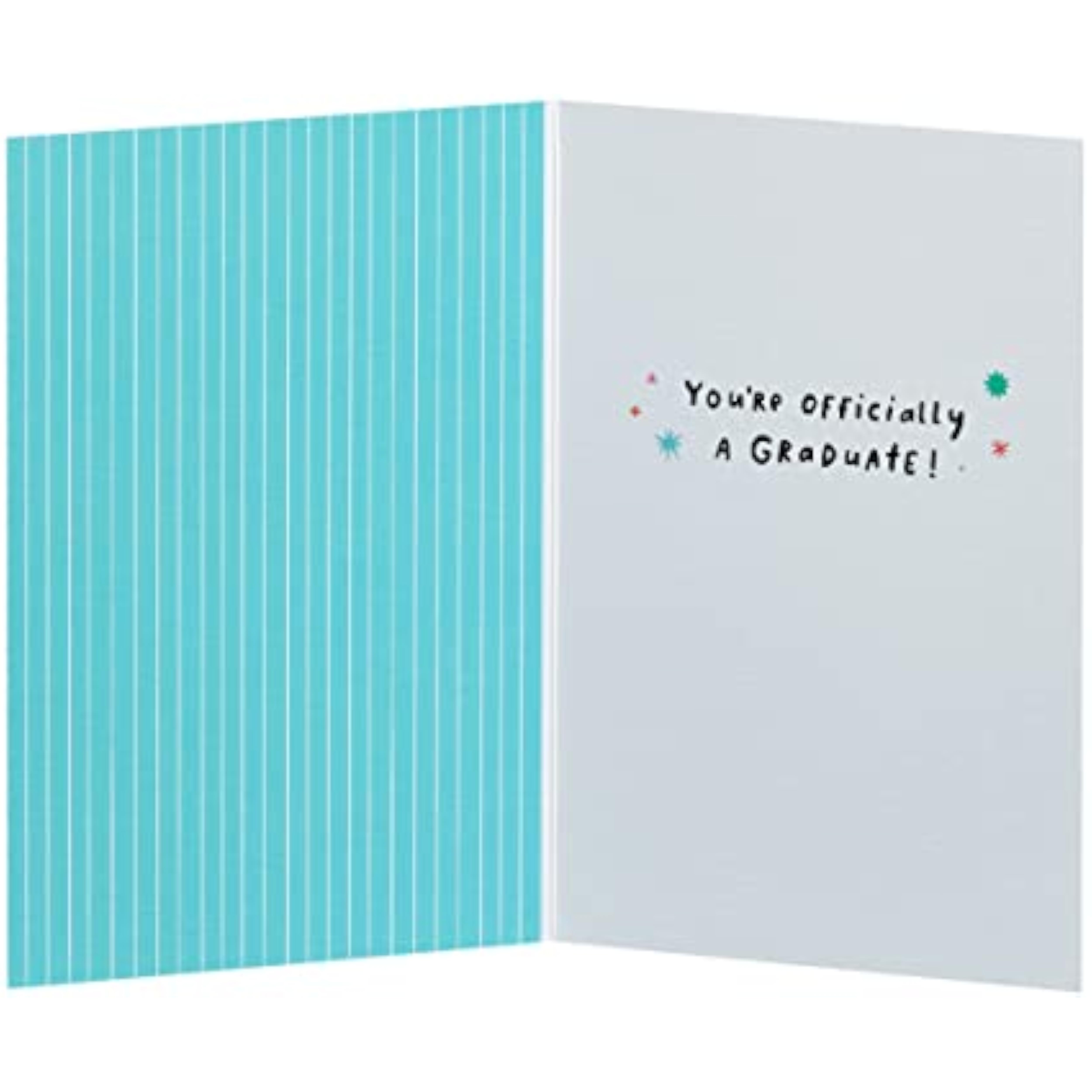 UK Greetings Graduation Card For Him/Her/Friend With Envelope - Yellow Design