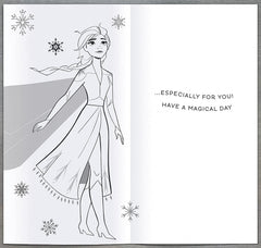 Disney Frozen II A Sparkling Birthday Wish Card Activity Inside