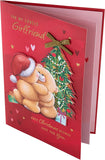 Girlfriend Open Christmas Card – Heartfelt Festive Greeting