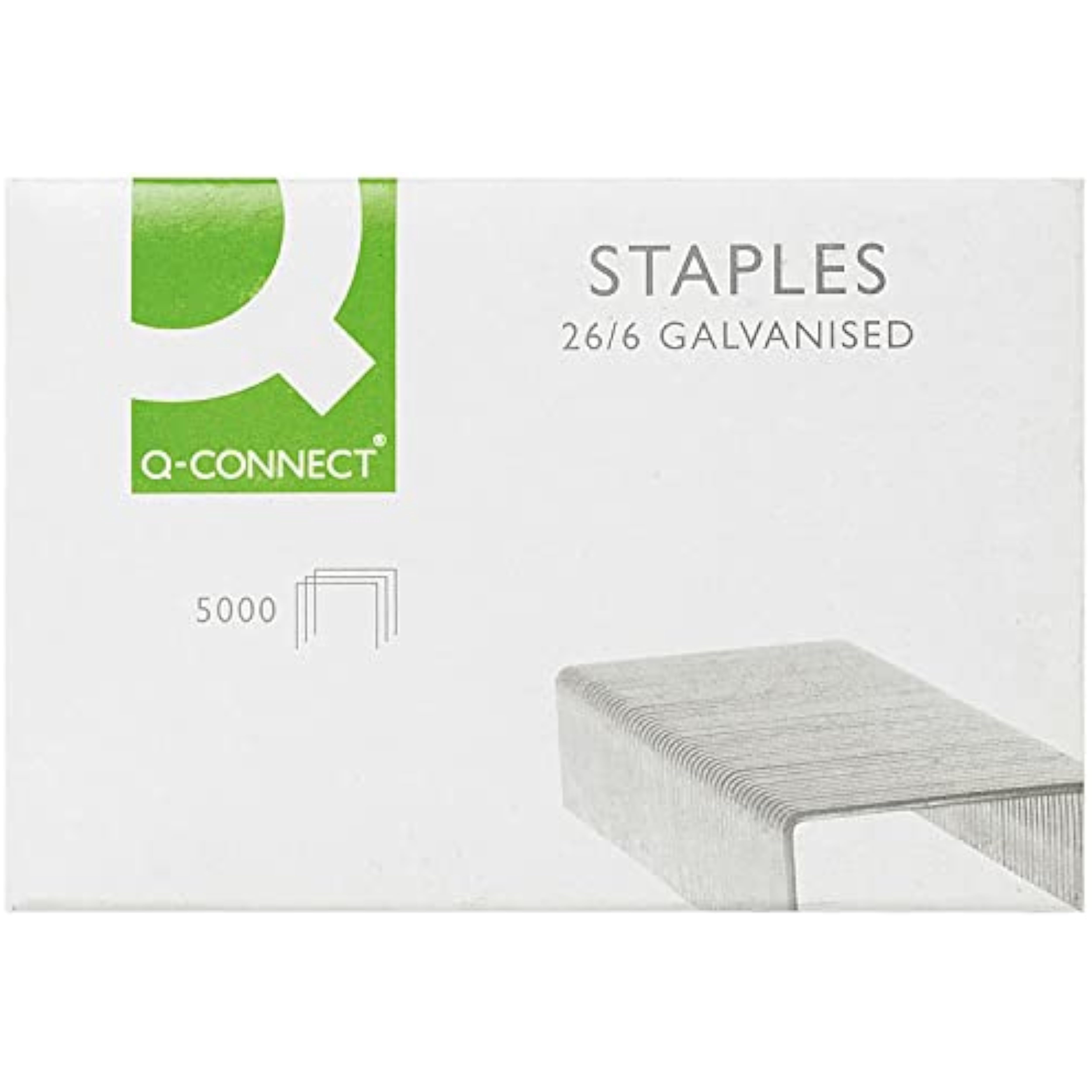 Q-Connect Staples 26/6mm (Pack of 5000) KF27001