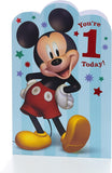 Disney Mickey Mouse 1st Birthday Card