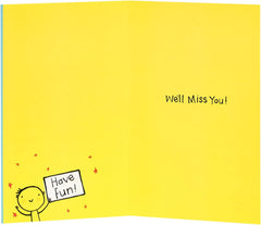 Sorry You're Leaving Card for Him/Her/Friend - Sweet Design