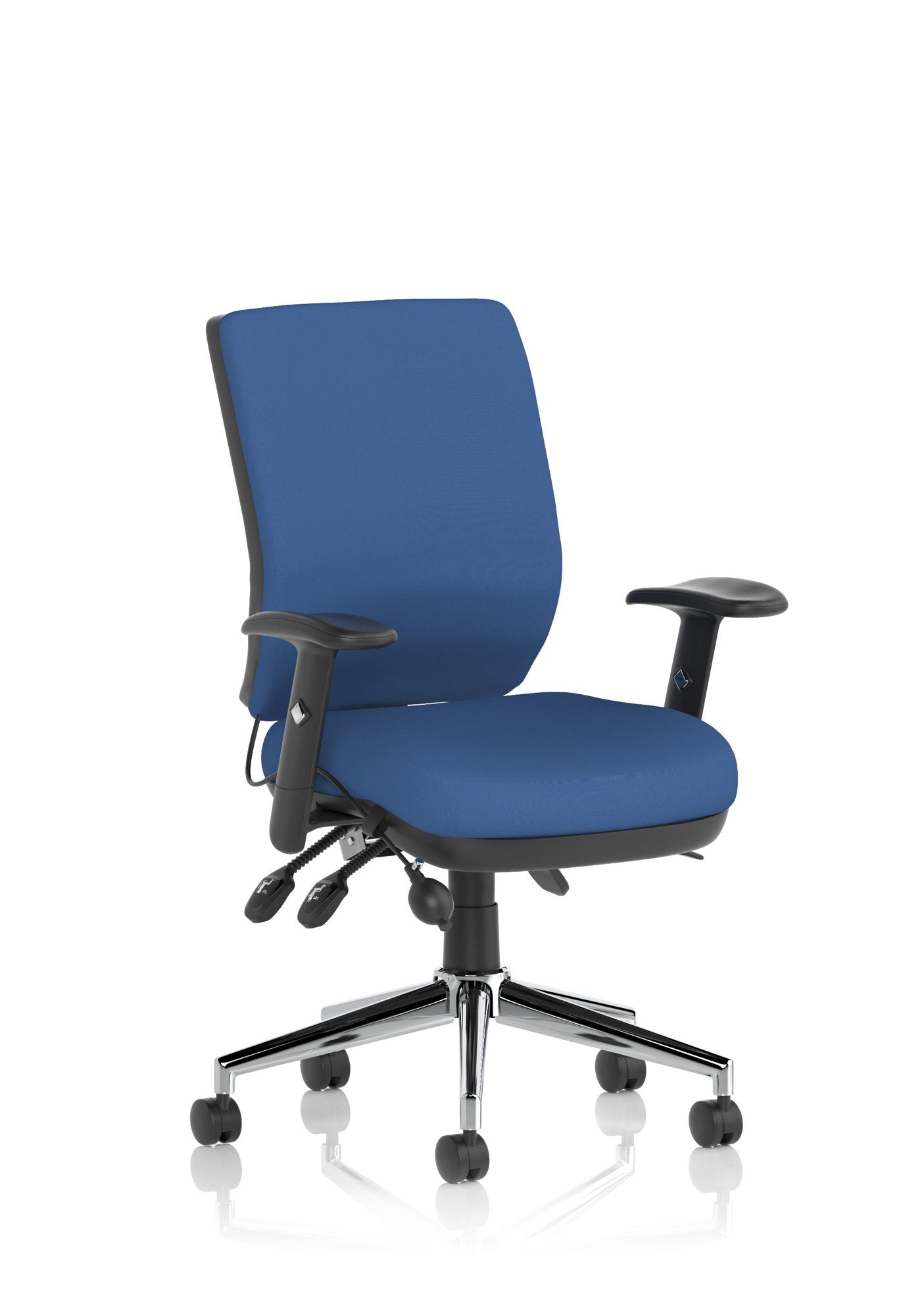 Chiro Medium Back Chair with Arms Blue OP000011 DD