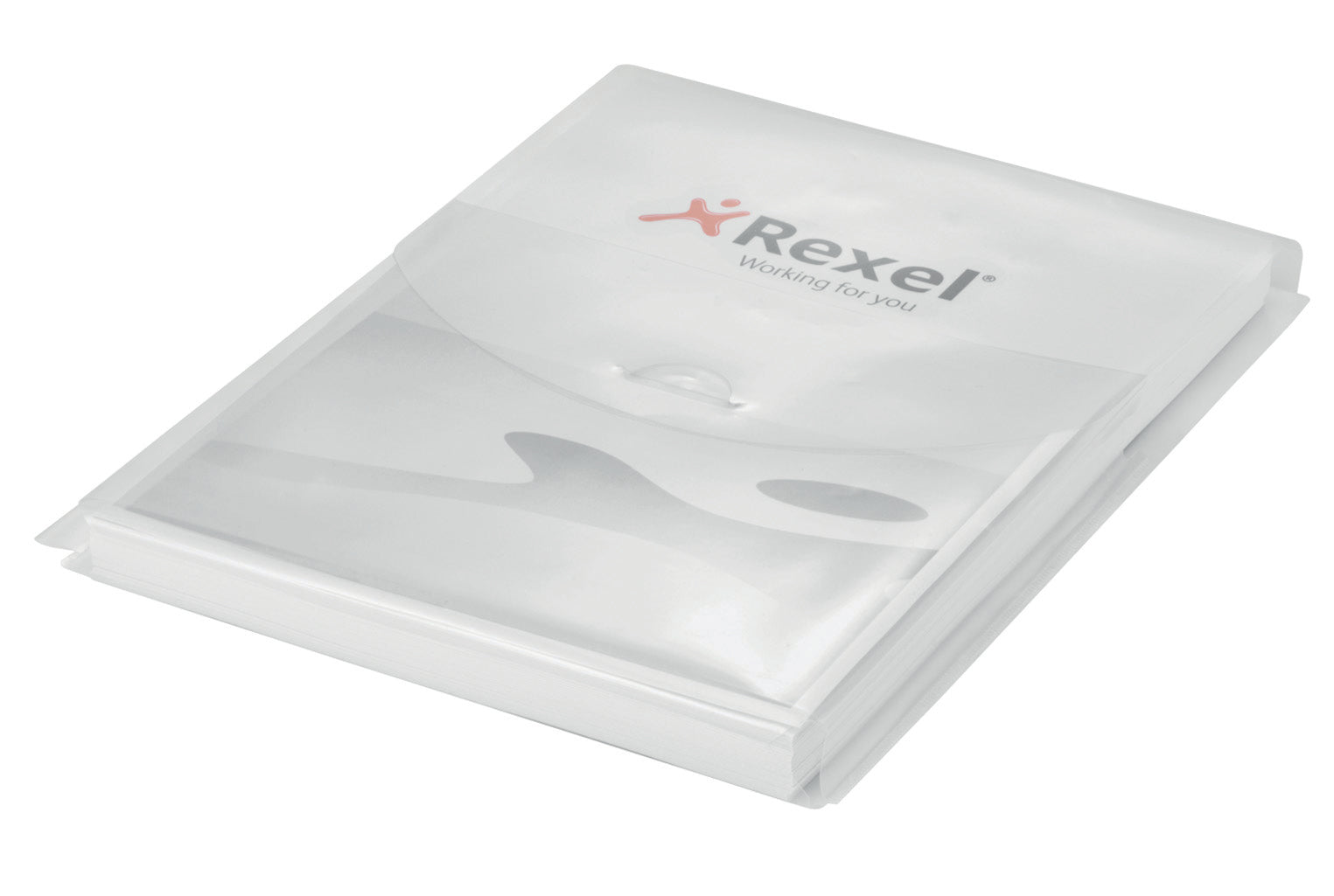 Rexel Expanding Multi Punched Pocket Polypropylene A4 170 Micron Top Opening Clear (Pack 5) 2104223