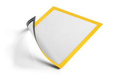 Durable DURAFRAME Magnetic Frame Sign & Document Holder A4 Yellow (Pack 5) - 486904
