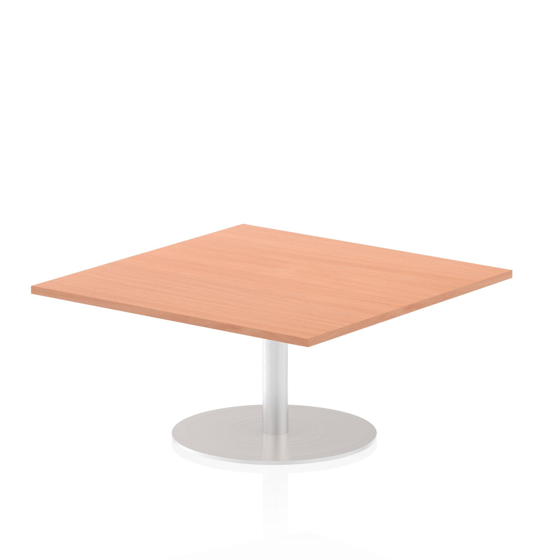 Dynamic Italia 1000mm Poseur Square Table Beech Top 475mm High Leg ITL0346 DD