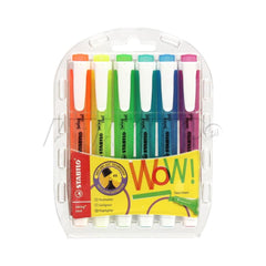STABILO swing cool Highlighter Chisel Tip 1-4mm Line Assorted (Wallet 6) - 275/6