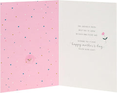 Mother's Day Card With Envelope - Bright Potted Plant Design, 149x229mm