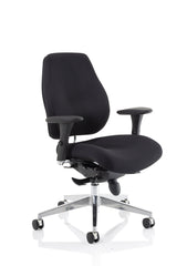 Chiro Plus Chair Black with Arms PO000001 DD