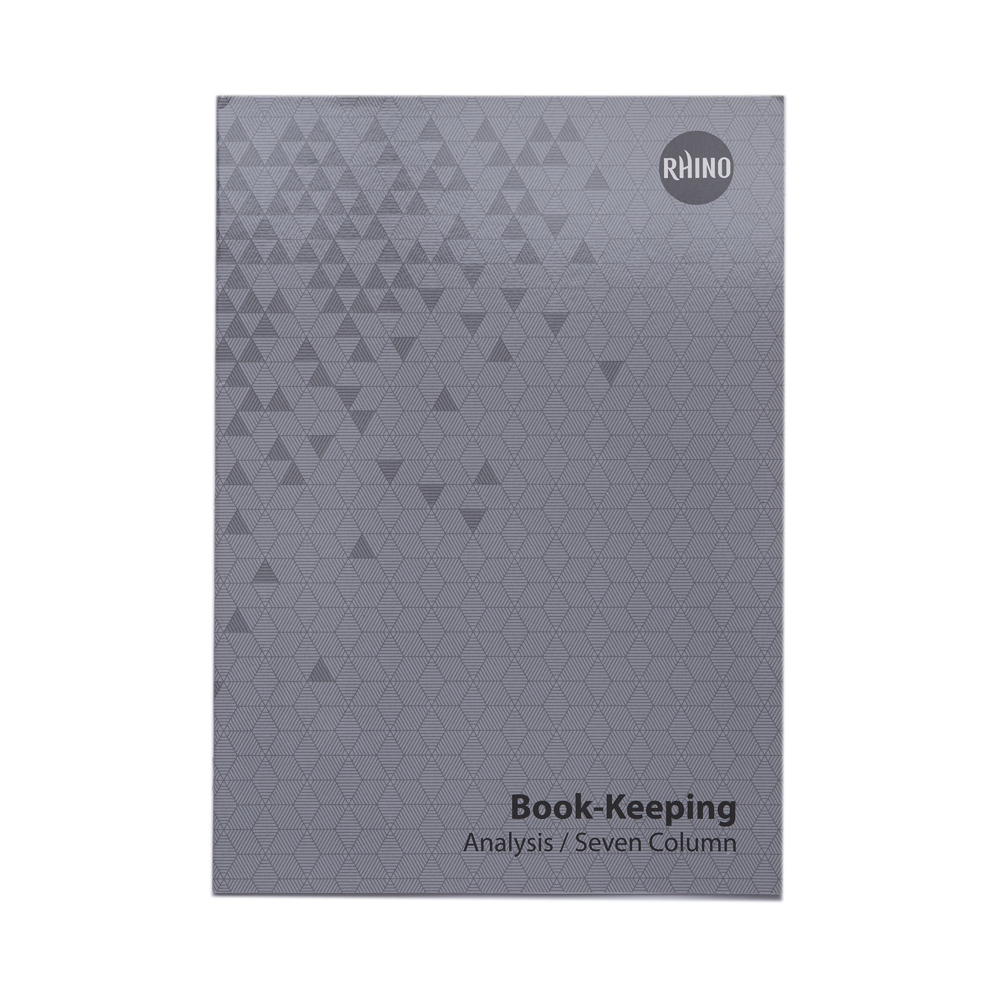 Rhino A4 Book-Keeping Book 32 Page Analysis Ruling (Pack 12) - BKA-2 DD