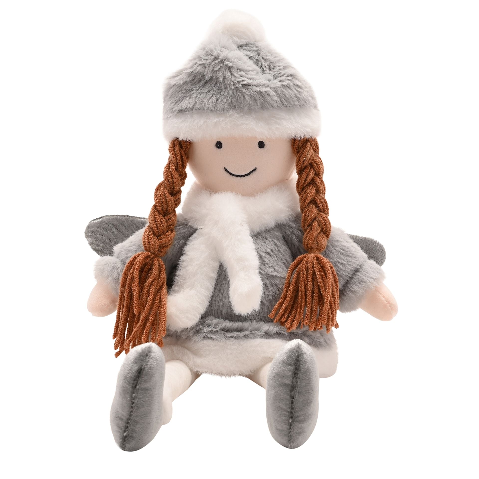 Softies® Gemma the Plush Angel 23cm, a soft plush toy supporting the National Brain Appeal, with angel wings and a gentle expression.