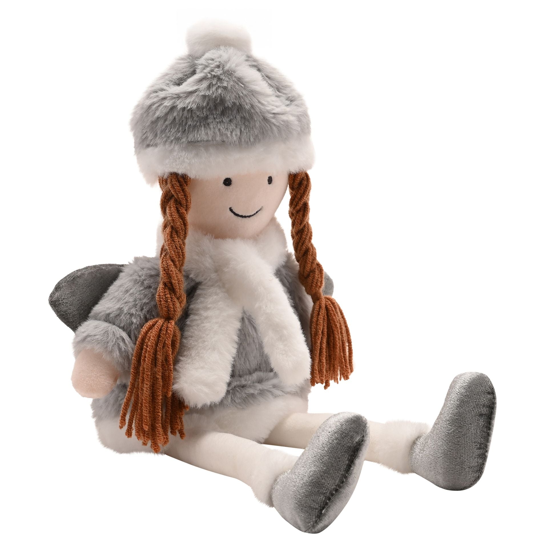 Softies® Gemma the Plush Angel 23cm, a cuddly plush toy supporting the National Brain Appeal, with soft fabric and detailed angel wings.