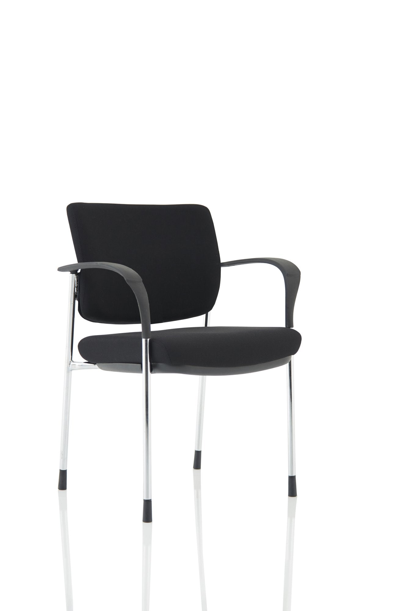 Brunswick Deluxe Black Fabric Back Chrome Frame BR000222 DD