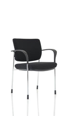 Brunswick Deluxe Black Fabric Back Chrome Frame BR000222 DD