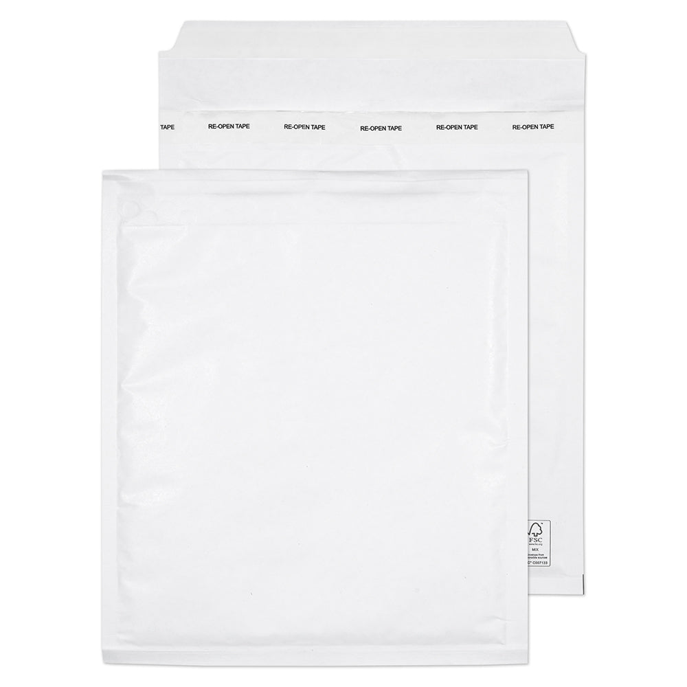 Blake Packaging Envelopes White Pocket Peel and Seal Bubble Padded 90gsm 260x220mm (Pack 100) - E/2