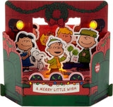 3D Pop Up Peanuts Comics Christmas Card