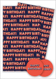 Abacus Cards Happy Birthday greeting card with colorful birthday gift wrap sheets and tags, perfect for celebrating special occasions.