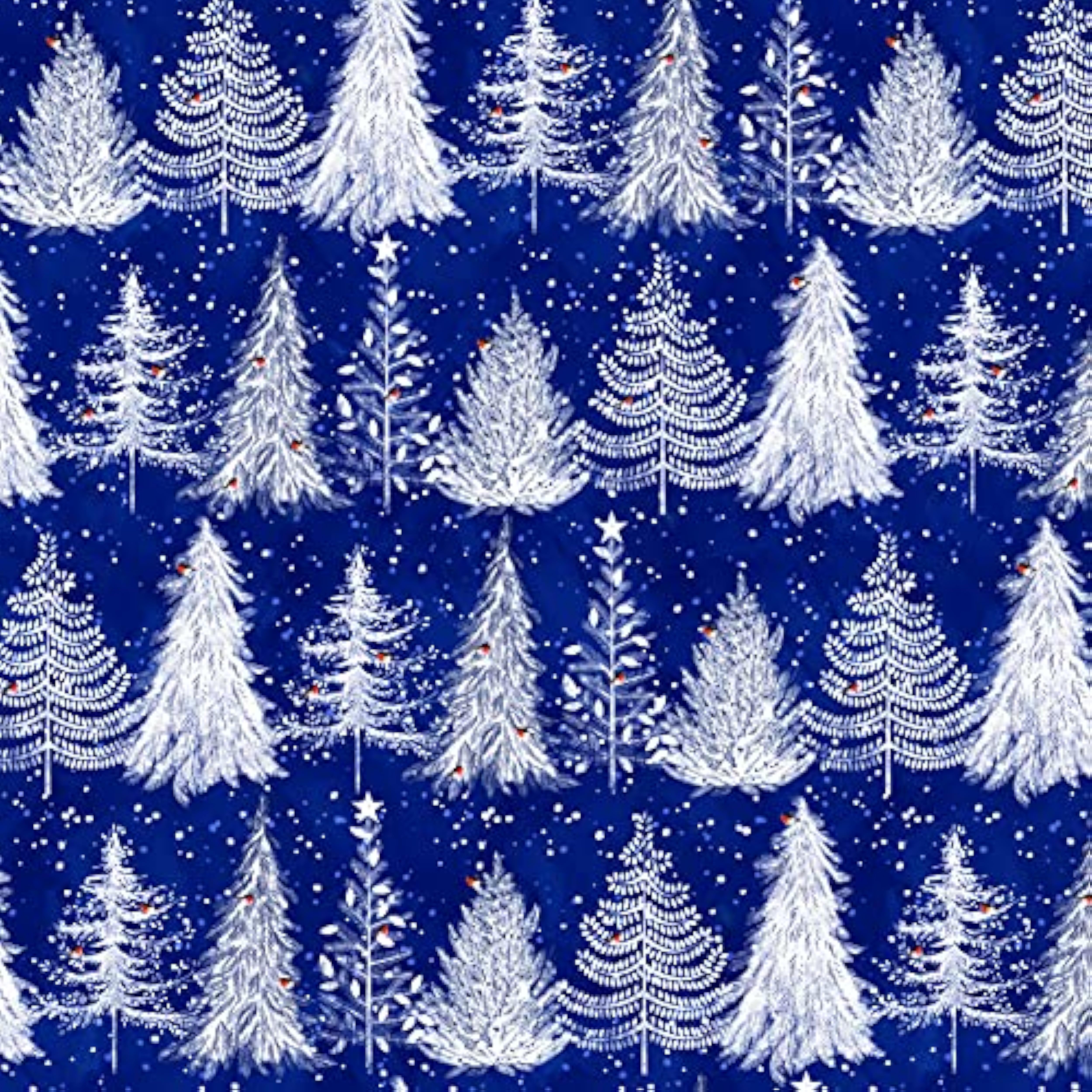Abacus Cards Trees greeting card with two sheets and two tags, featuring colorful tree illustrations and a natural, artistic design.