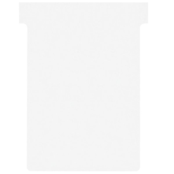 Nobo T-Cards A80 Size 3 White (Pack 100) 2003002