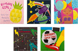 Kids Fun Designs Multipack of 20 Birthday Cards