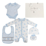 Send It By Blue Safari (Lion/Elephant/Zebra) 5 Piece Set