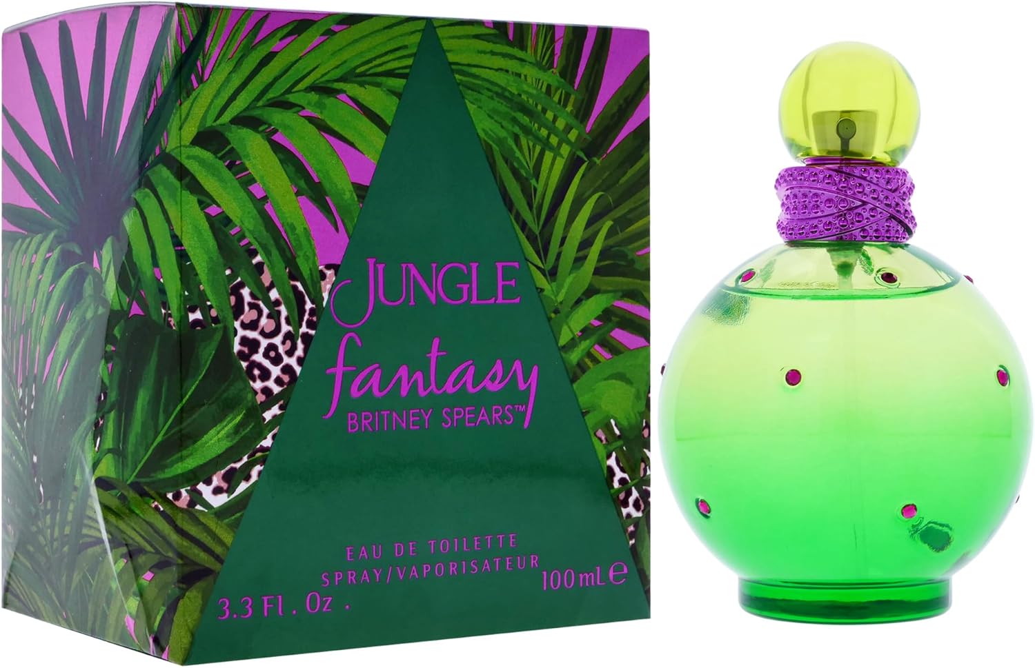 Affinity Britney Spears Jungle Fantasy EDT-S 100ml bottle, featuring floral and exotic fragrance design.